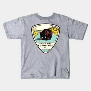 Pacific Rim National Park BC Vintage Kids T-Shirt